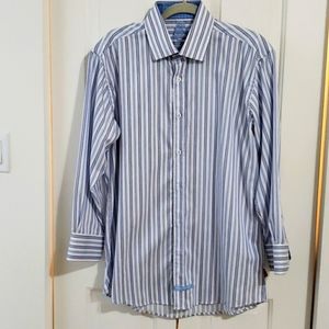 English Loundry plaid bottom down man shirt